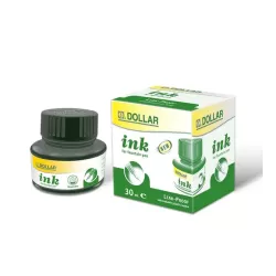 Ink Pen Green 30ml IFPP30 12Pcs Dollar