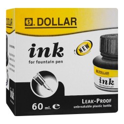 Ink Pen Black 60ml IFPP60 Pack of 12 Dollar