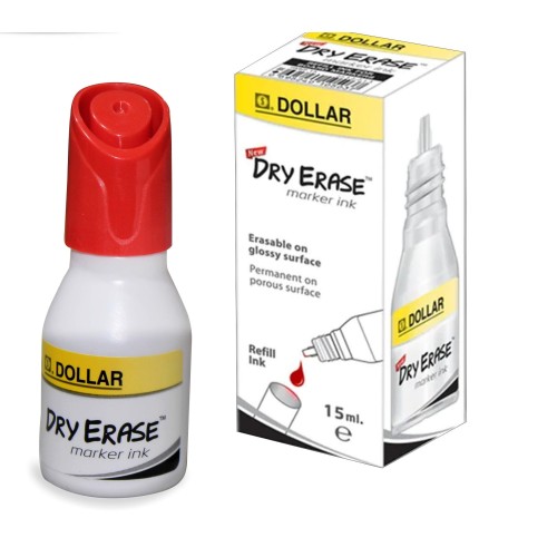 Ink Board Marker Dry Erase Red 15ml Pack of 12 Dollar