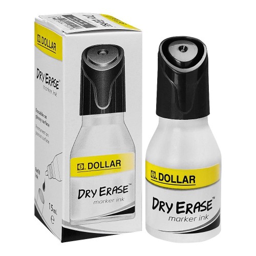 Dry Erase Marker Ink Black 15ml Dollar