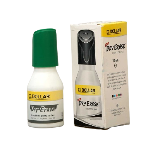 Dry Erase Marker Ink Dry Green 15ml Dollar