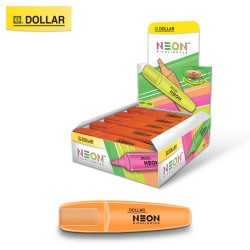 Highlighter Orange Neon HL625 Pack of 10 Dollar