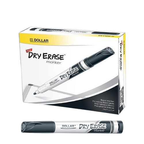 Board Marker Dry Erase Black No70 DE2 Pack of 12 Dollar