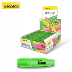 Highlighter Green Neon HL625 Pack of 10 Dollar