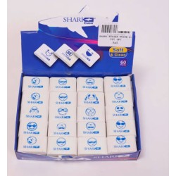 Eraser White E-560 Shark