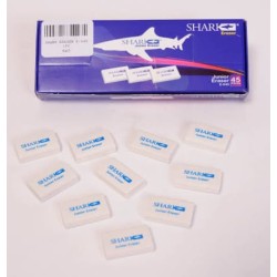 Eraser White E-645 Shark