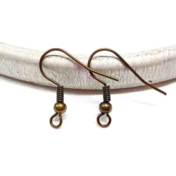 Earring Hock Copper Pack of 20