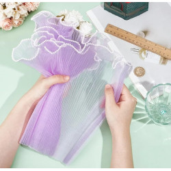 Flower Wrapping Roll For Bouquet Packaging Light Purple Color Flower Wrapping Roll For Bouquet Packaging Light Purple Color