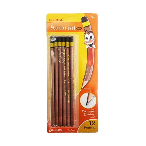 Pencil Autoccrat HB 5000BC Pack of 12 Goldfish