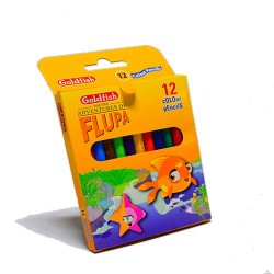 Pencil Colour Half CB Flupa H12 Box of12Goldfish