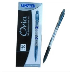 Ball Pen Black Oria P006 CB Pack of 10 Picasso