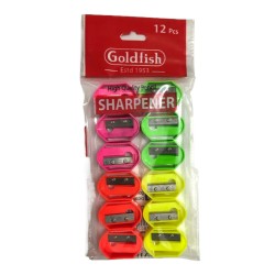 Sharpener High Quality GS002B Pack of 12Goldfish