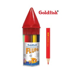 Pencil Colour Jar Flupa Pack of12 Goldfish