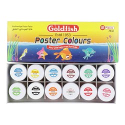 Poster Colour 30ml Pack of 12 G 12PC CB Goldfish