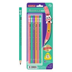 Pencil Autoccrat Blister HB TSE5000BC Pack of 12 Goldfish