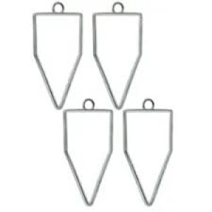 Irregular Pentagon Shape Pendant For Resin Jewelry