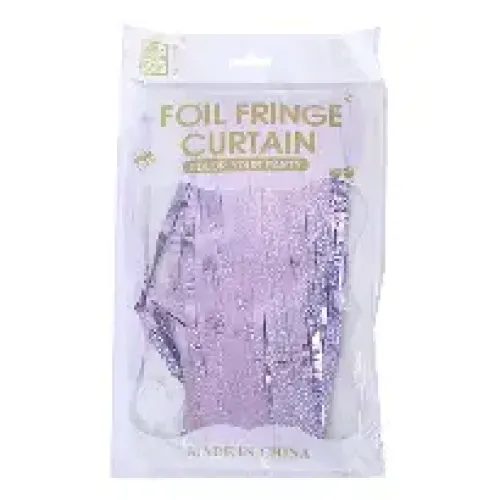 Foil Fringe Curtain Lavender Color Foil Fringe Curtain Lavender Color