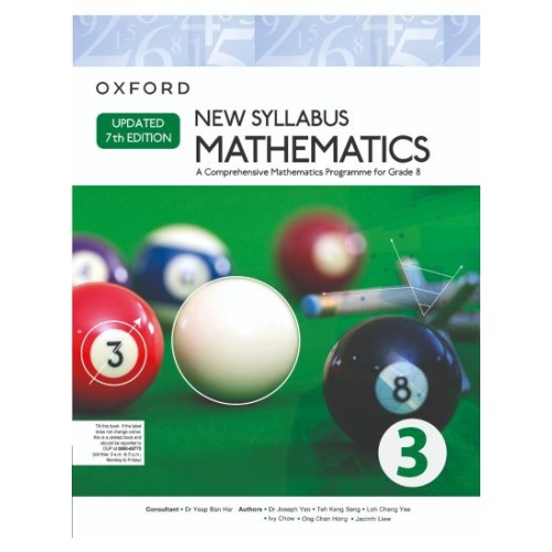 New Syllabus Mathematics book 3 updated Seven Edition