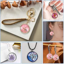 Round Pendant for Resin Jewelry Metal Frame Single piece Round Pendant for Resin Jewelry Metal Frame Single piece