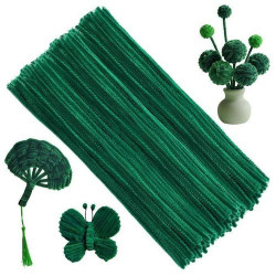Pipe Cleaner Dark Green Pack of 100 pcs Pipe Cleaner Dark Green Pack of 100 pcs
