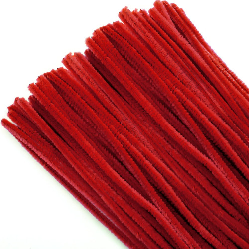 Pipe Cleaner Dark Red Pack of 100 pcs