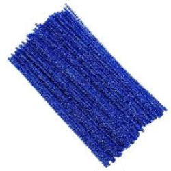 Pipe Cleaner Glitter Dark Blue Pink Pack of 50 Pcs