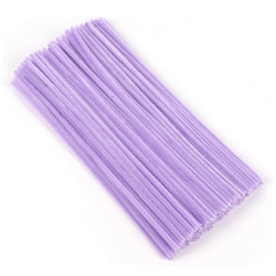 Pipe Cleaner Lavender Purple Pack of 100 pcs