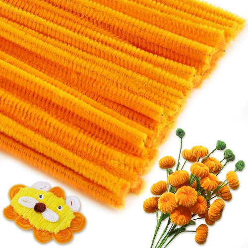 Pipe Cleaner Light Orange Pack of 100 pcs Pipe Cleaner Light Orange Pack of 100 pcs