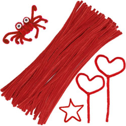 Pipe Cleaner Red Pack of 100 pcs Pipe Cleaner Red Pack of 100 pcs