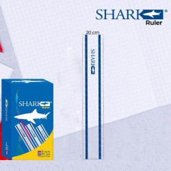 Ruler Shark Plastic 8 R-208