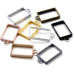 Rectangle Pendant for Resin Jewelry Metal Frame Single piece
