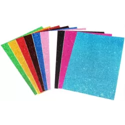 Foaming Sheet Glitter Ax4 Mix Colour Sensa