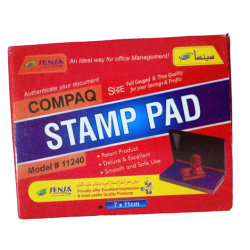 Stamp Pad Plastic 7x11 (11240)  Red Sensa