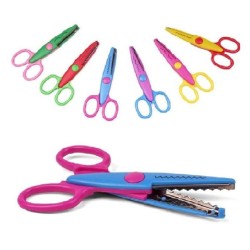 Scissor Zig Zag Small No1606 Multicolour Sensa