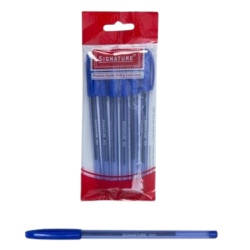 Ball Pen BSS Blue Pouch 6 Pcs SMB Signature