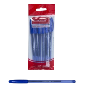 Ball Pen BSS Blue Pouch 6 Pcs SMB Signature
