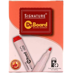 Board Marker Dr Board Red Box 12 Pcs Signature