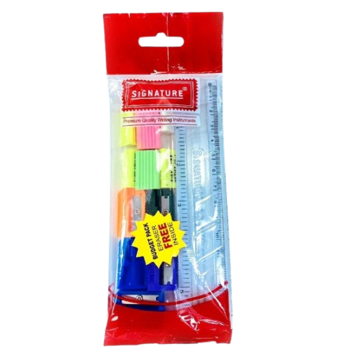 Stationery Budget Pack 12 Pcs Pouch Signature