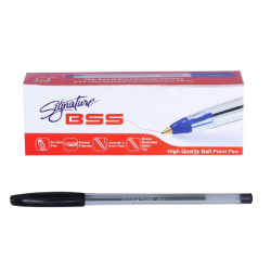 Ball Pen BSS Black SMB Box 10 Pcs Signature