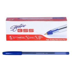 Ball Pen BSS Blue SMB Box 10 Pcs Signature