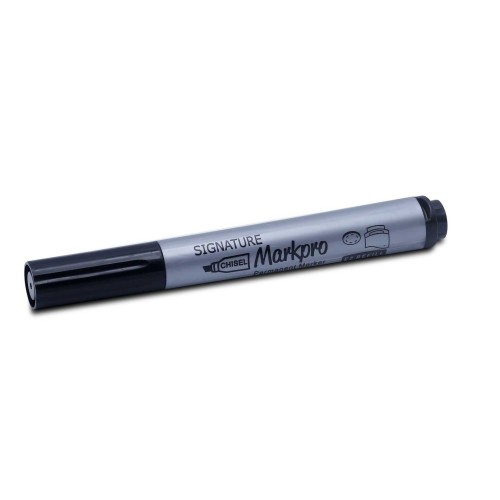 Permanent Marker Markpro Round Tip Black Signature