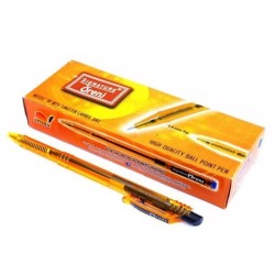 Ball Pen Orenj Black SMB Box 10 Pcs Signature