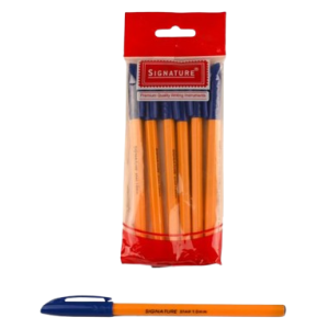 Ball Pen Star Blue Pouch 6 Pcs SMB Signature
