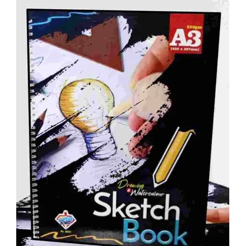 Sketch Book A3 250gm Drawing and Watercolour 6803 Super Board Sketch Book A3 250gm Drawing and Watercolour 6803 Super Board