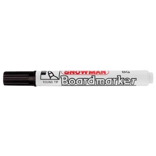 Board Marker Black No70 (Round Tip) Snowman