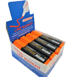 Highlighter Orange Pack of 12 Snowman