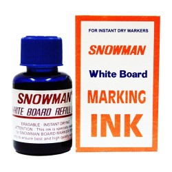 Ink Board Marker Blue Snowman