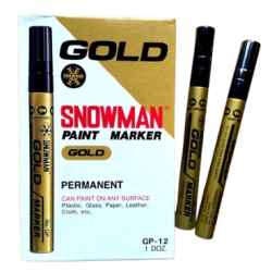 Paint Marker Golden Special Pack of 12 Snowman