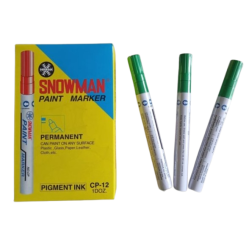 Paint Marker Green Special Pack of 12 Snowman