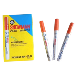 Paint Marker Orange Special Pack of 12 Snowman